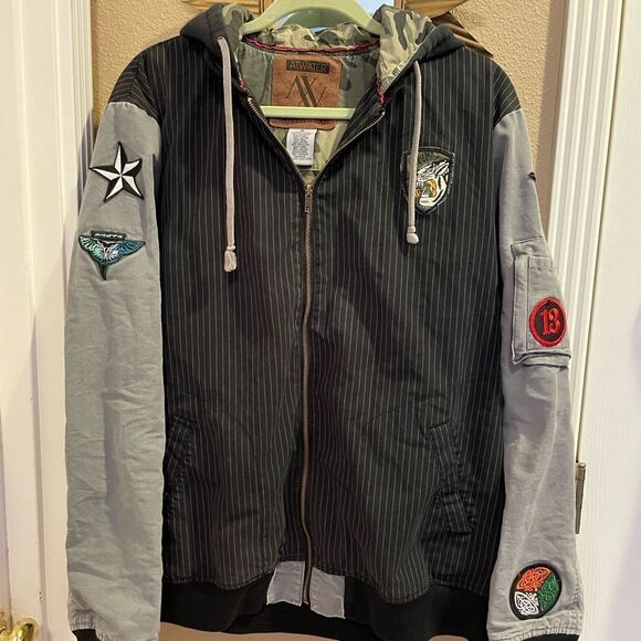 Custom Vintage Atwater Outfitters Skate Army Theme Mens Coat XL - Picture 1 of 16
